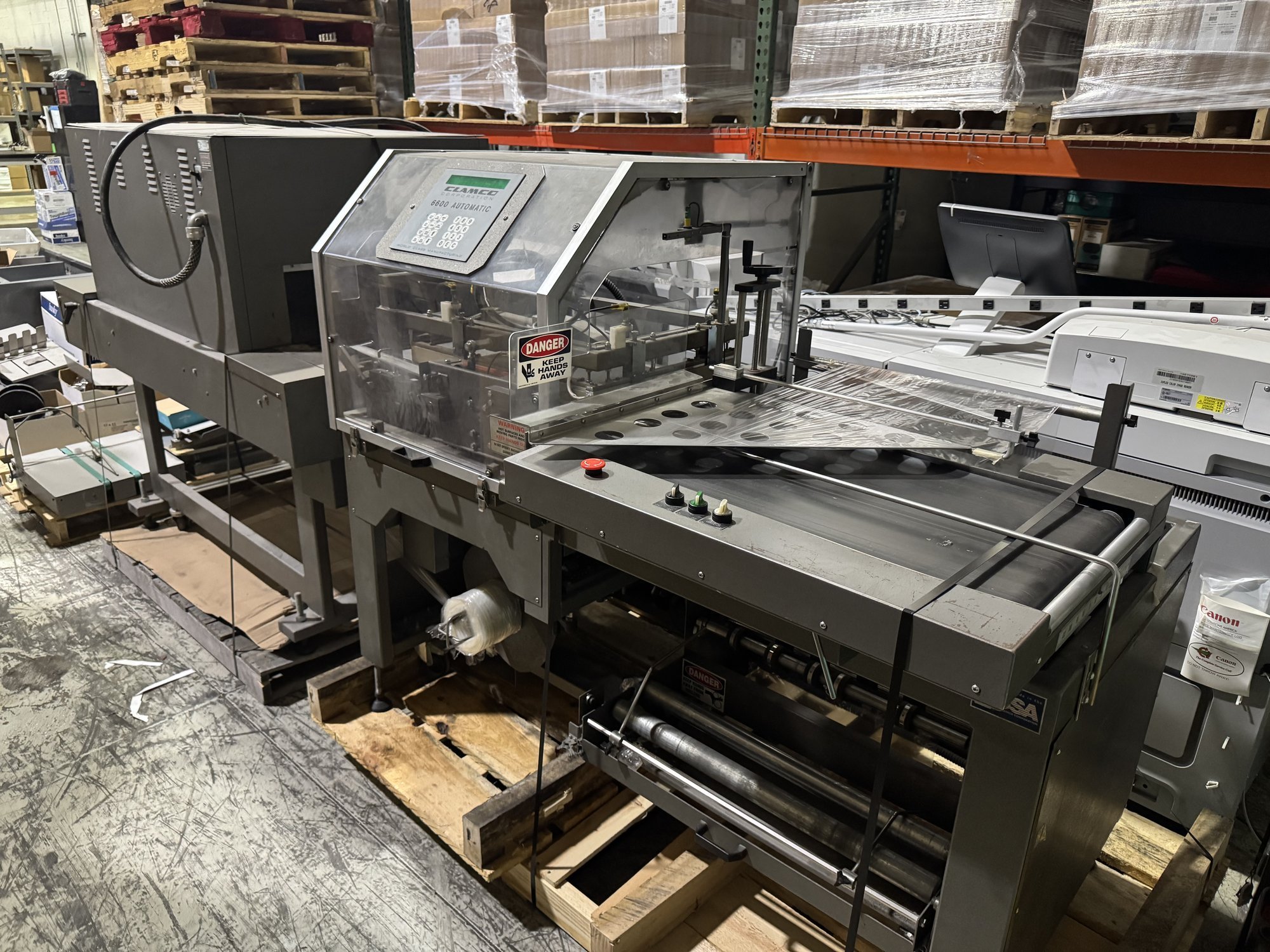 Clamco 6600 Automatic Shrink-Wrapping System — Clamco 6600 Automatic main photo