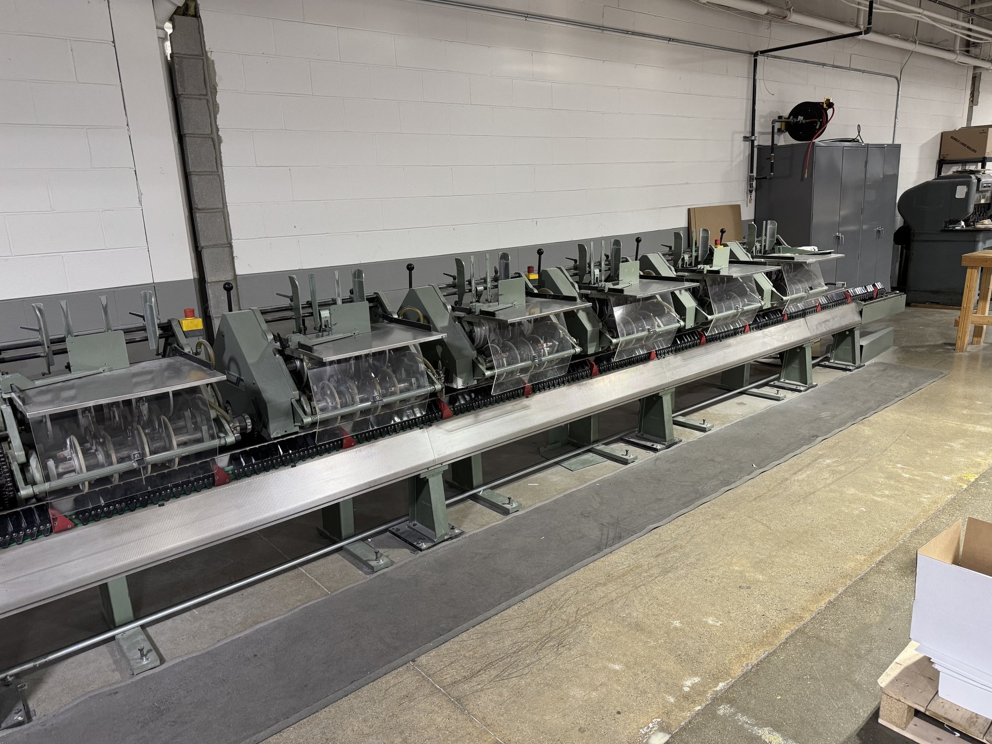 Muller Martini Grapha Type 1511 Saddle-Stitching Line — Muller Martini / Grapha Type 1511 line main photo