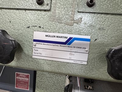 Muller Martini Grapha Type 1511 Saddle-Stitching Line — photo 16