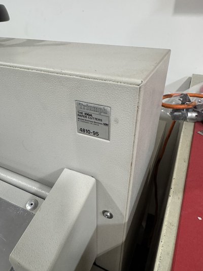 1997 IDEAL Triumph 4810-95 Paper Cutter — photo 2